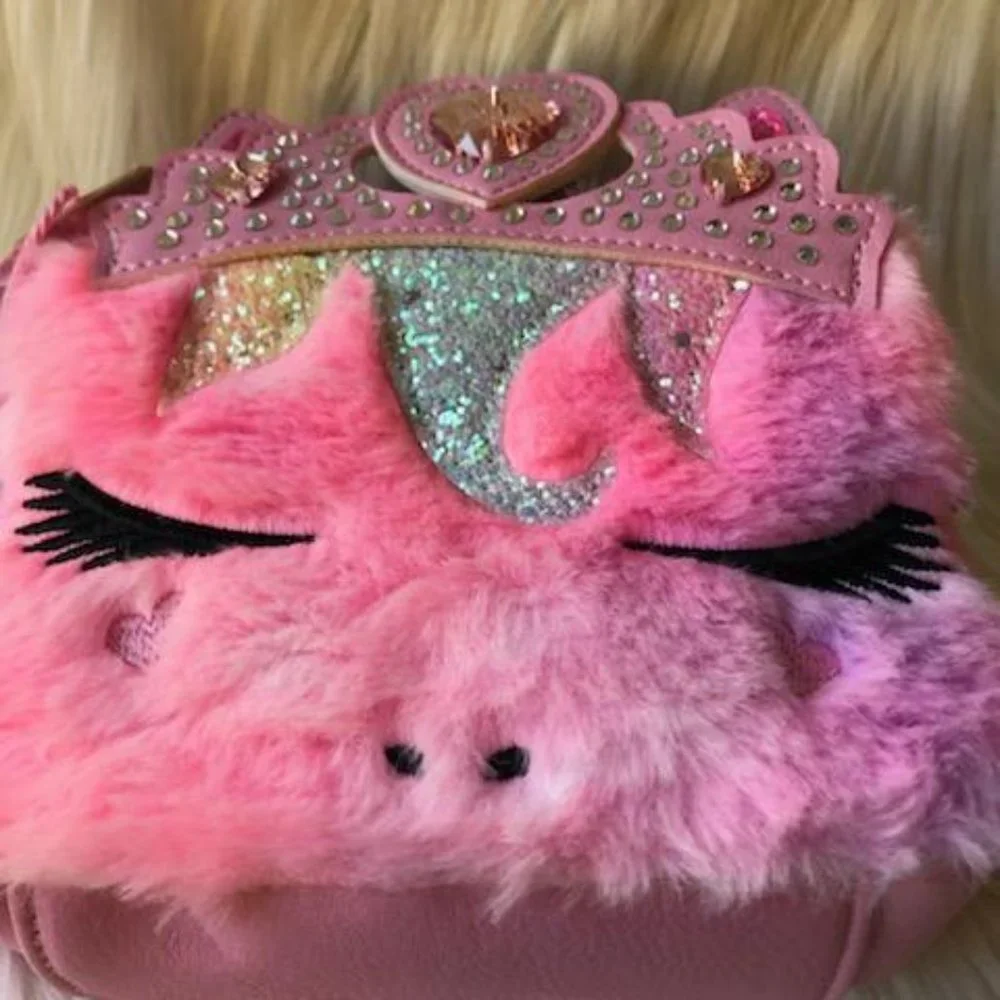 OMG Accessories Tiara Unicorn Crossbody Bag